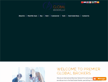 Tablet Screenshot of premierglobalrealty.com